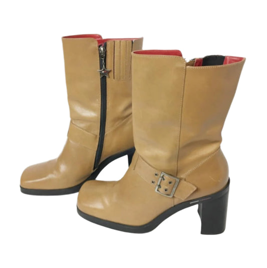 Tommy Hilfiger Vintage Square Toe Heeled Boots