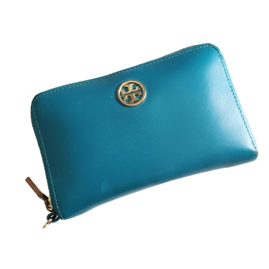 Tory Burch Saffiano Robinson Zip Around Wallet