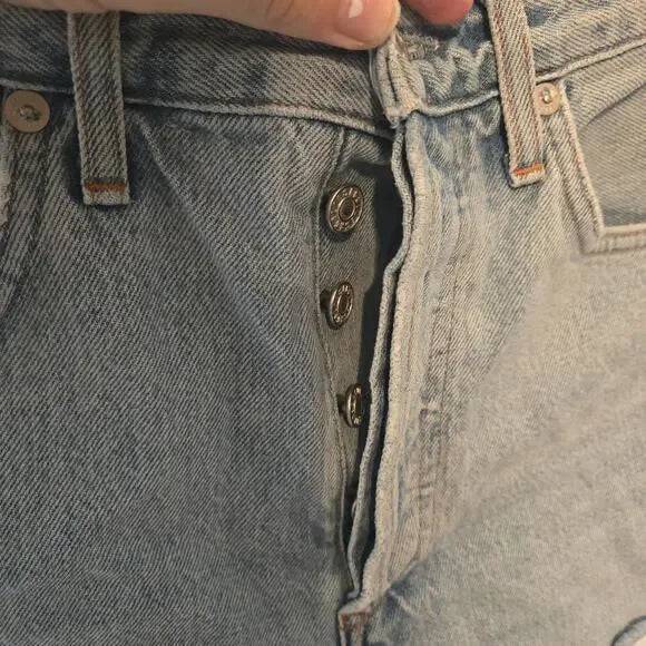 AGOLDE Raw Hem Dee Short In Digit