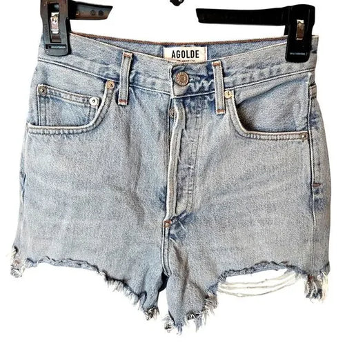 AGOLDE Raw Hem Dee Short In Digit