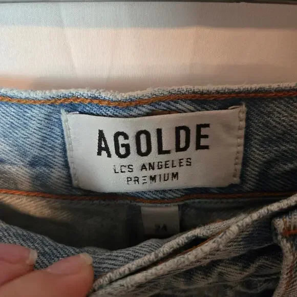 AGOLDE Raw Hem Dee Short In Digit
