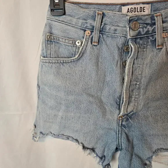 AGOLDE Raw Hem Dee Short In Digit