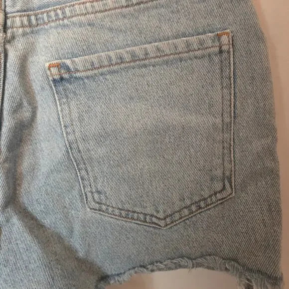 AGOLDE Raw Hem Dee Short In Digit