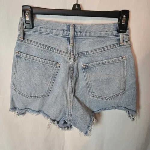 AGOLDE Raw Hem Dee Short In Digit
